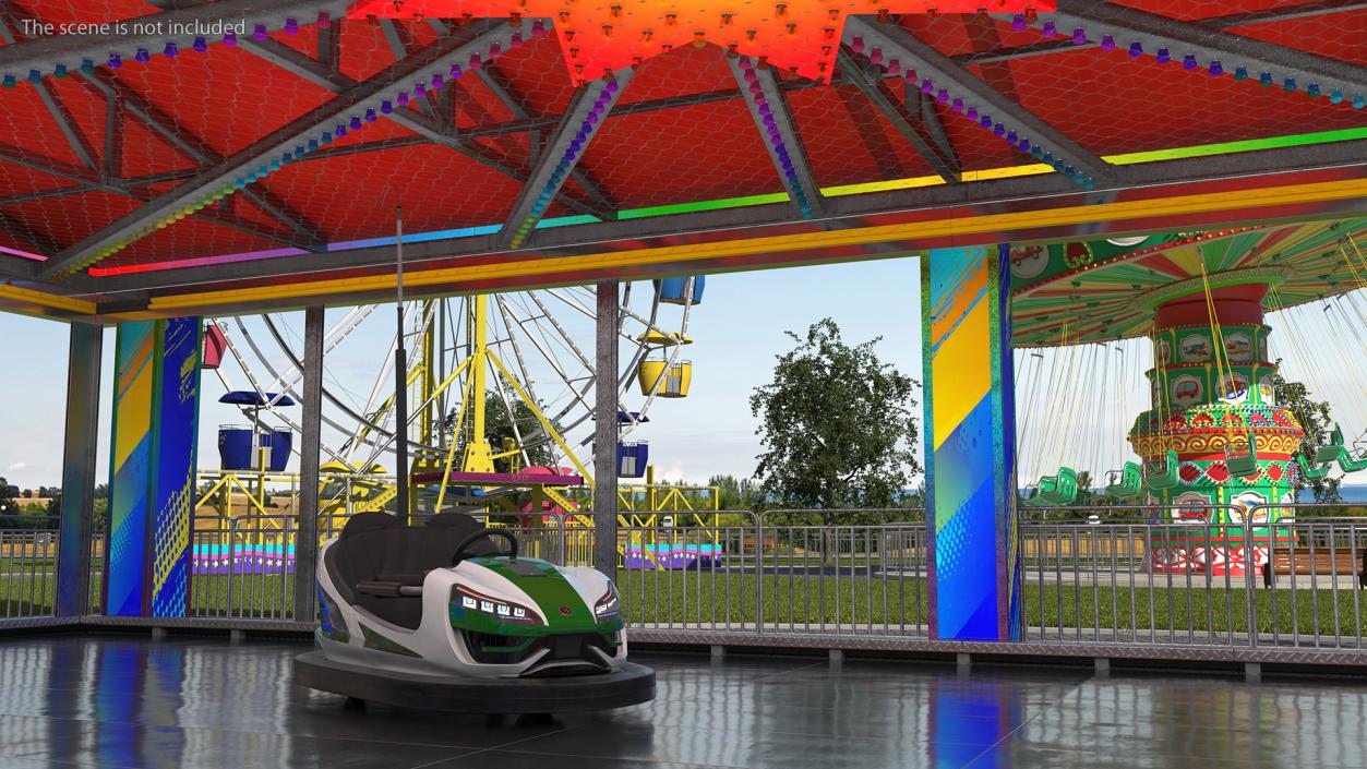 Amusement Park Attractions Collection 3 3D model