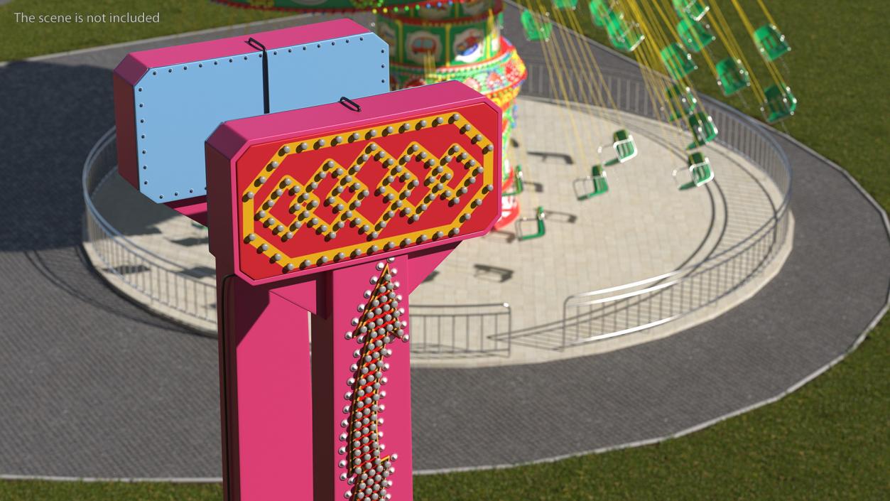 Amusement Park Attractions Collection 3 3D model