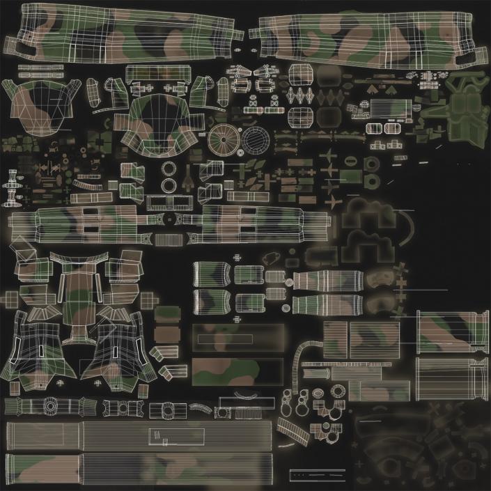 Towed Howitzer M198 3D model