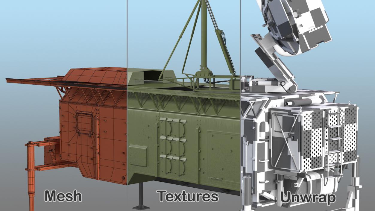 Krasukha 4 Broadband Multifunctional Jamming Station 3D