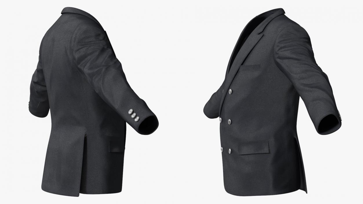 3D Double Breasted Six Button Suit