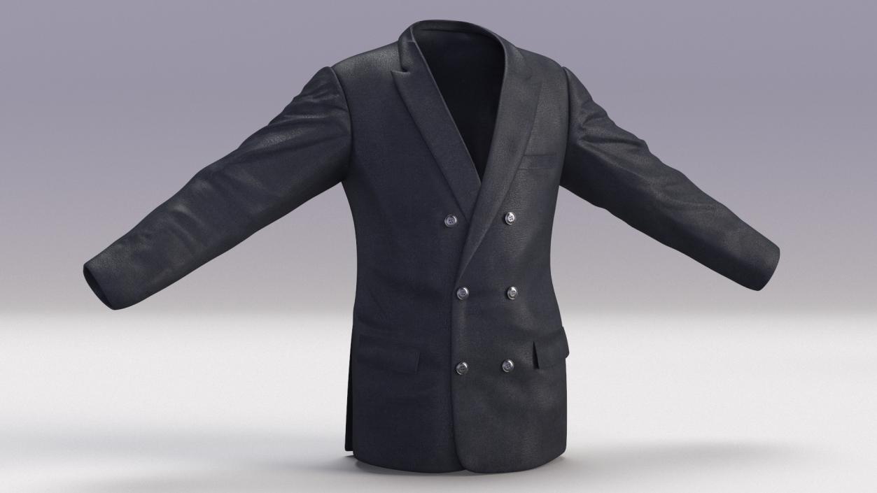 3D Double Breasted Six Button Suit