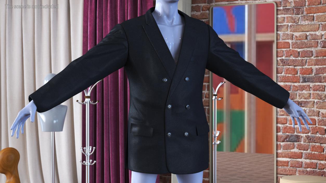 3D Double Breasted Six Button Suit