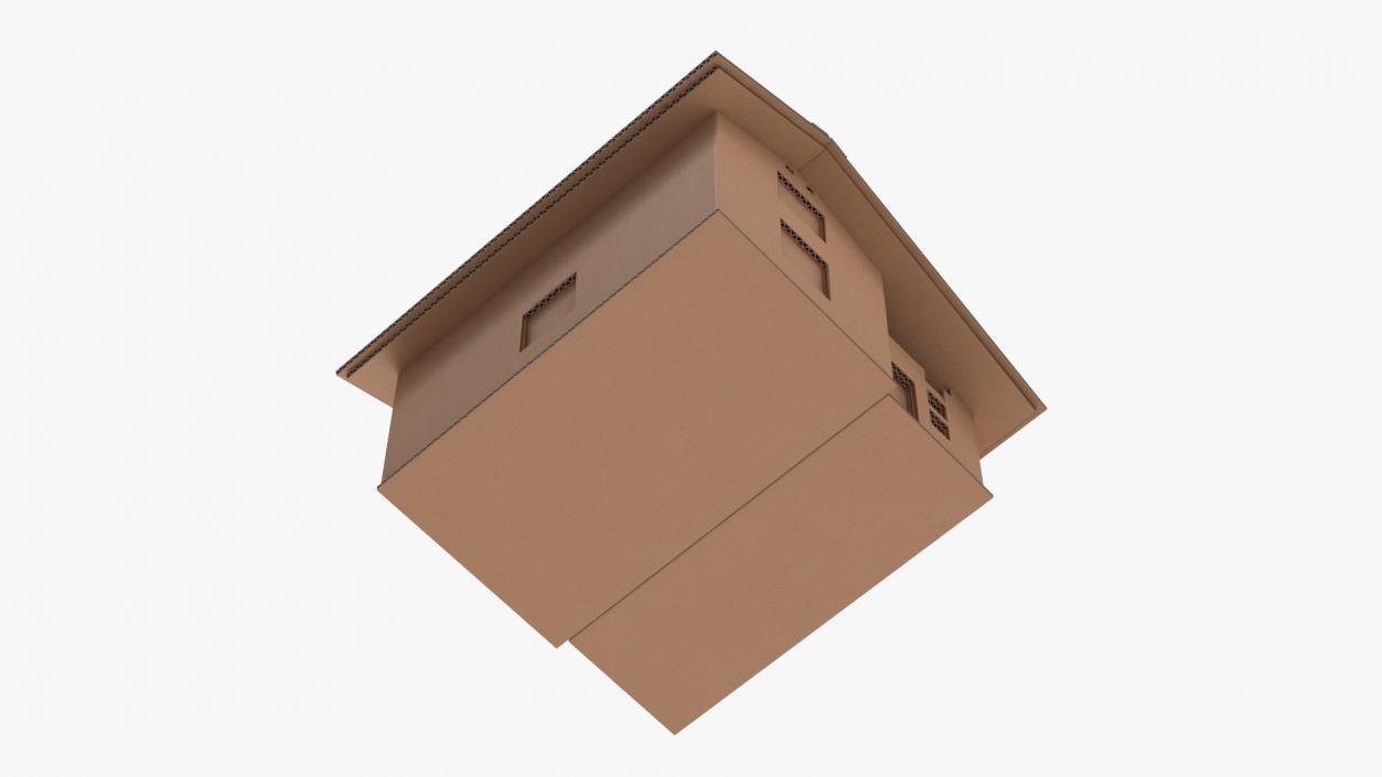 3D model Cardboard House Replica 2