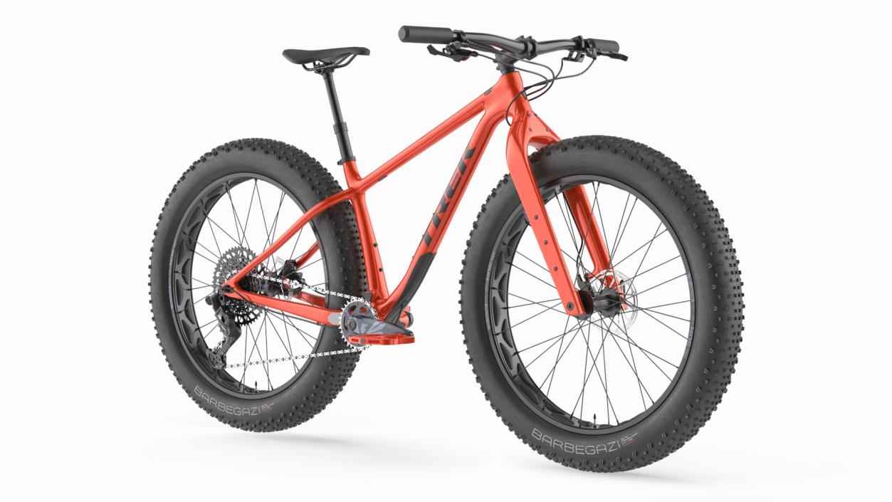 3D model Trek Farley Bike Red