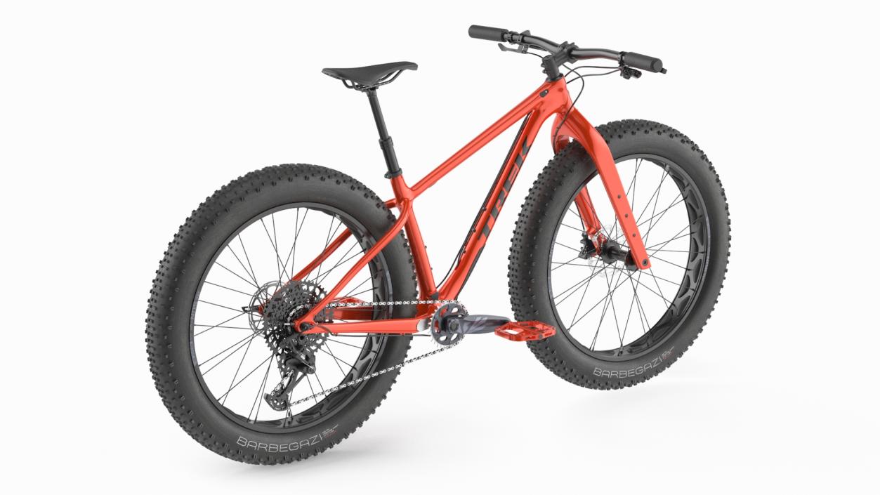 3D model Trek Farley Bike Red