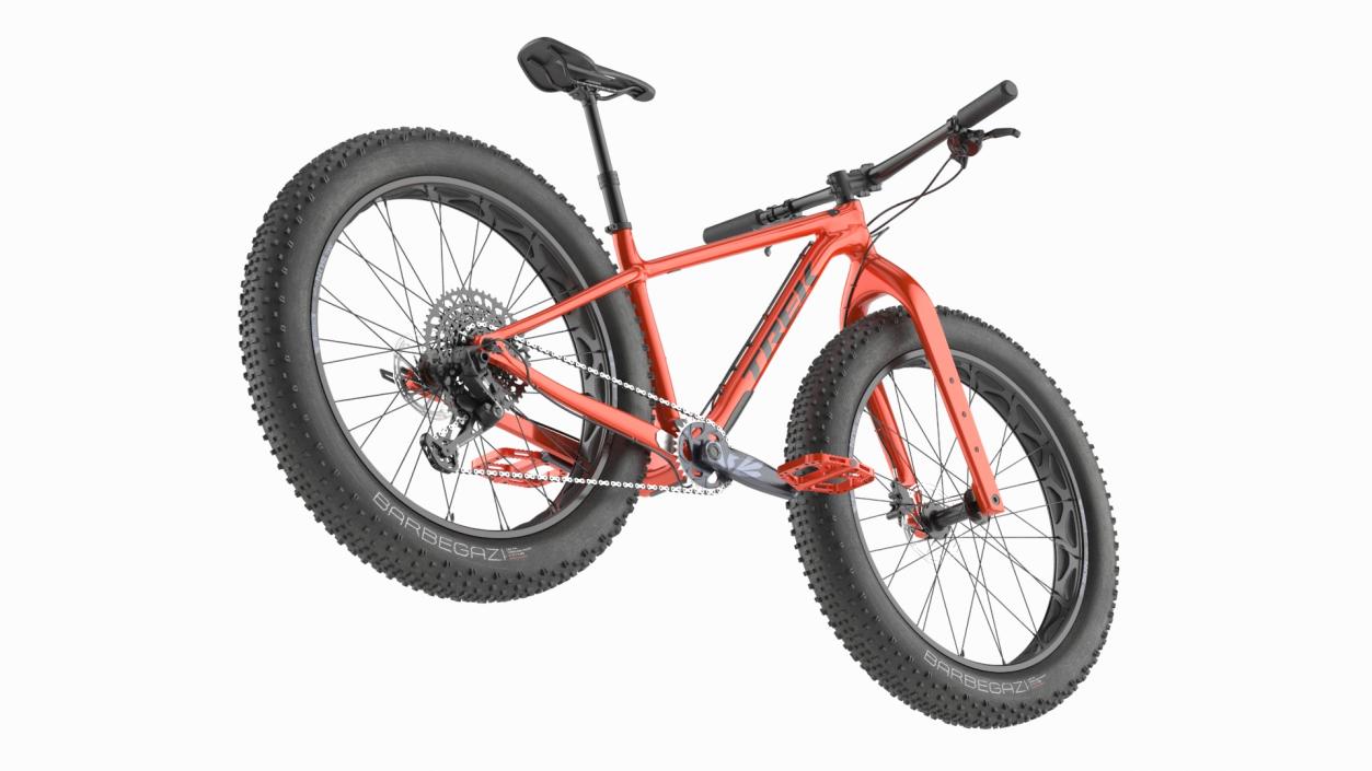 3D model Trek Farley Bike Red