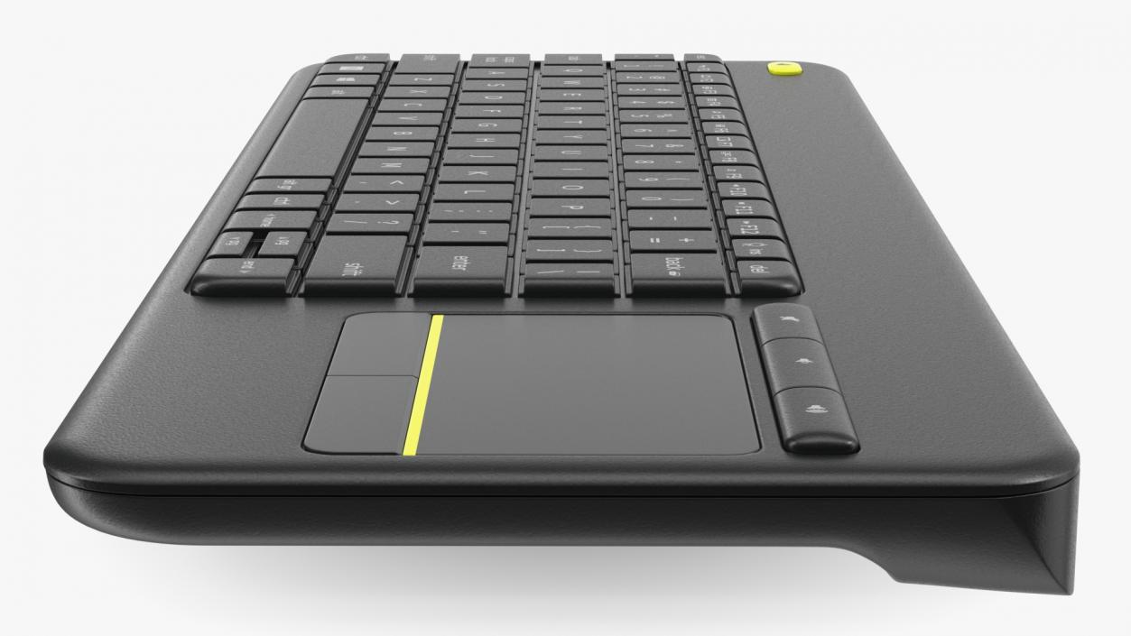 3D Keyboard With Touchpad Black model