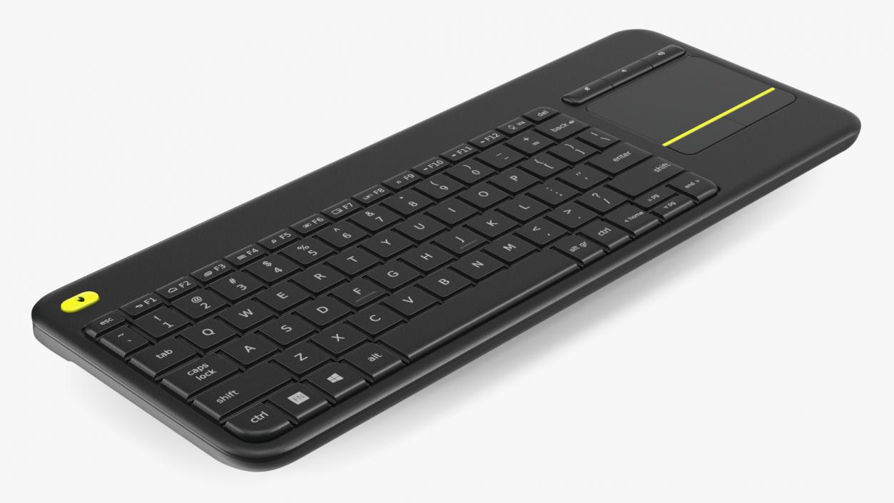 3D Keyboard With Touchpad Black model