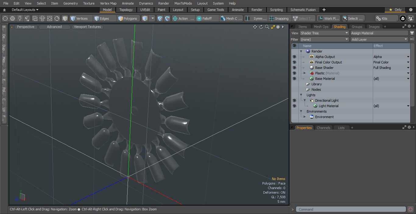 Nail Display Sunflower Shaped 3D model