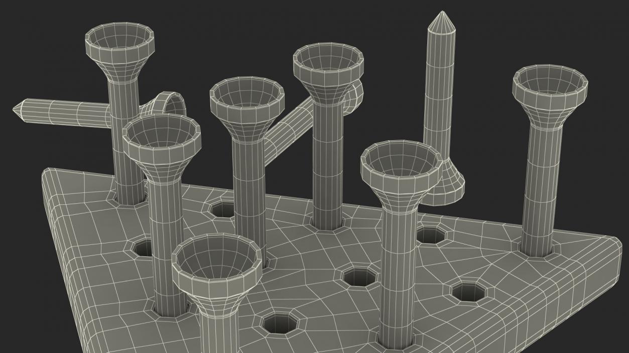 3D model Peg Game Played