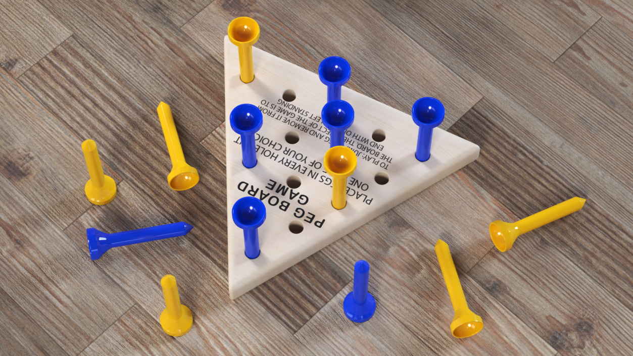 3D model Peg Game Played