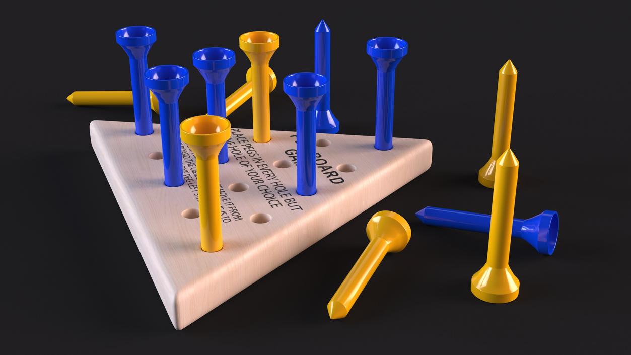 3D model Peg Game Played