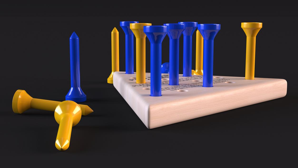 3D model Peg Game Played