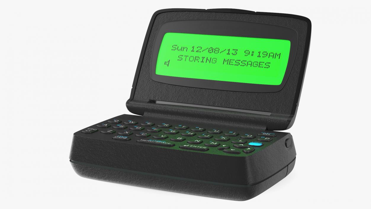 3D Two-Way Pager with Screen On model