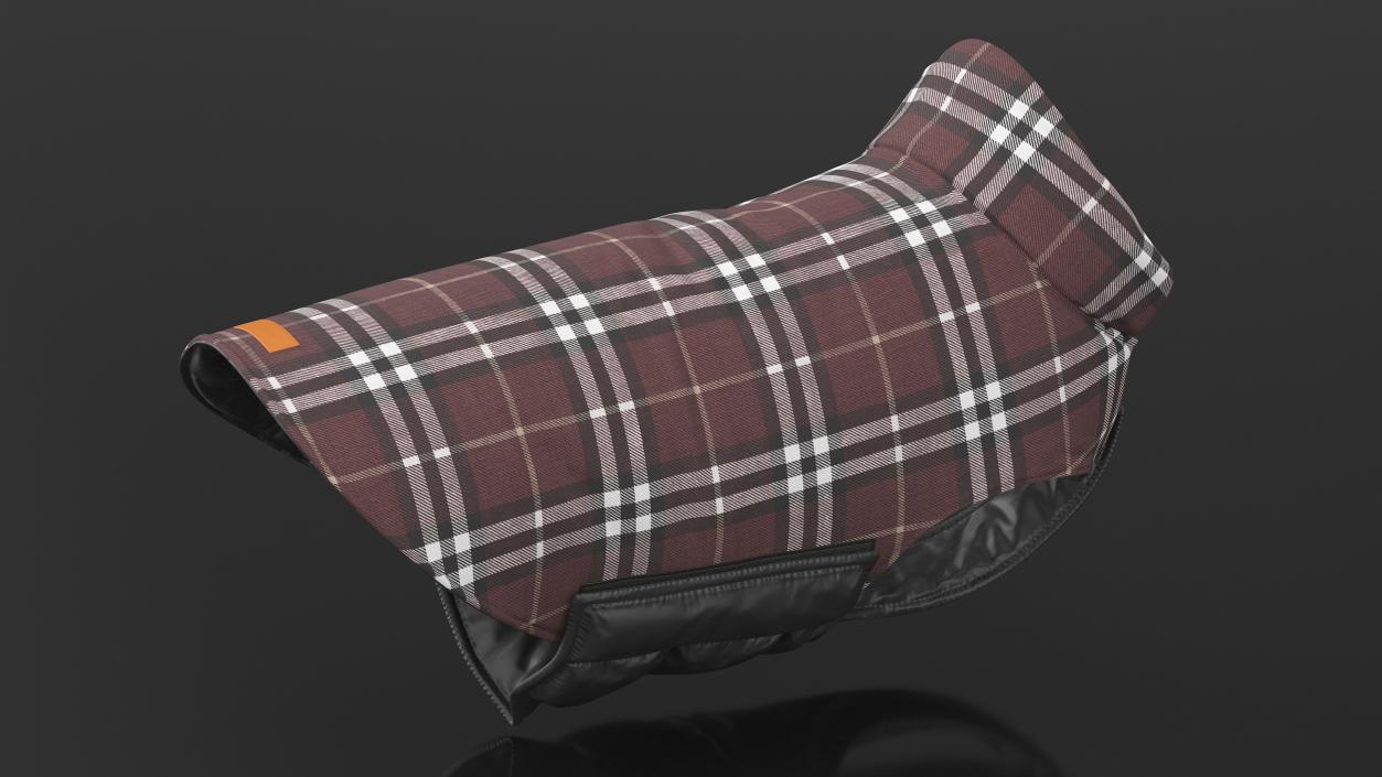 Dog Coat Brown 3D model