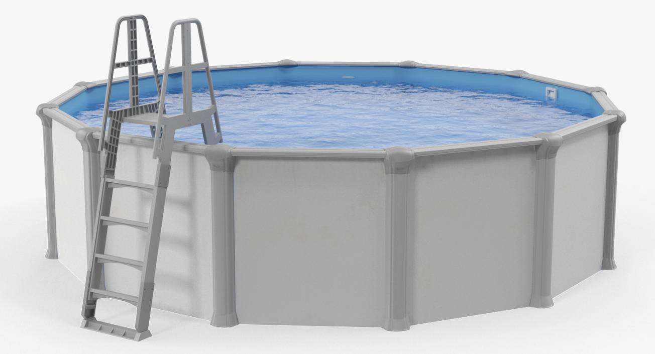 Swimming Pools Collection 3D model 3D model