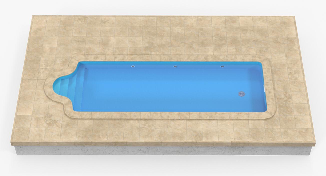 Swimming Pools Collection 3D model 3D model