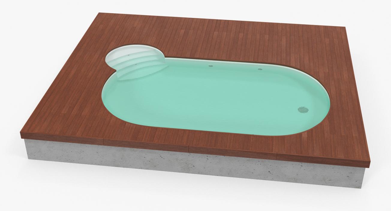 Swimming Pools Collection 3D model 3D model