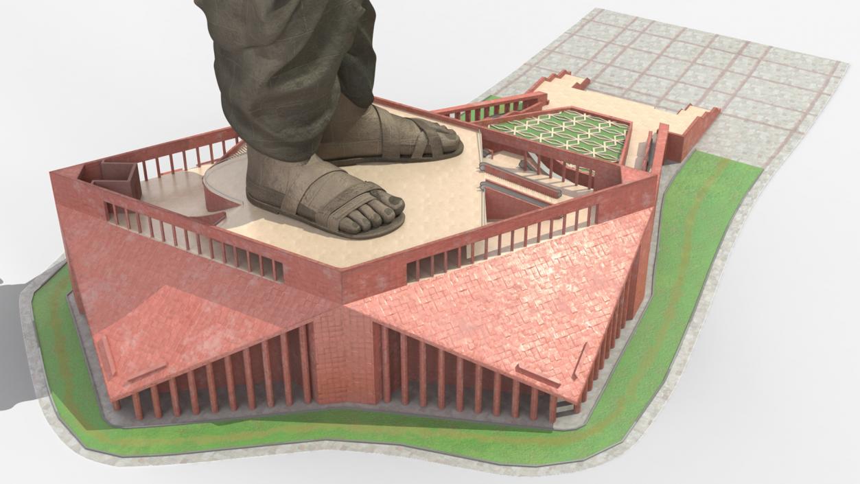 3D Statue of Unity India