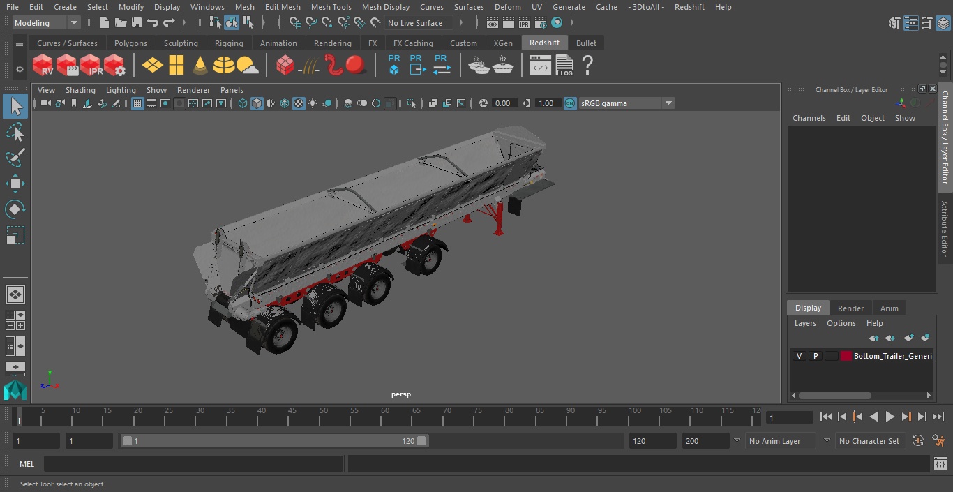 Bottom Trailer Generic 3D