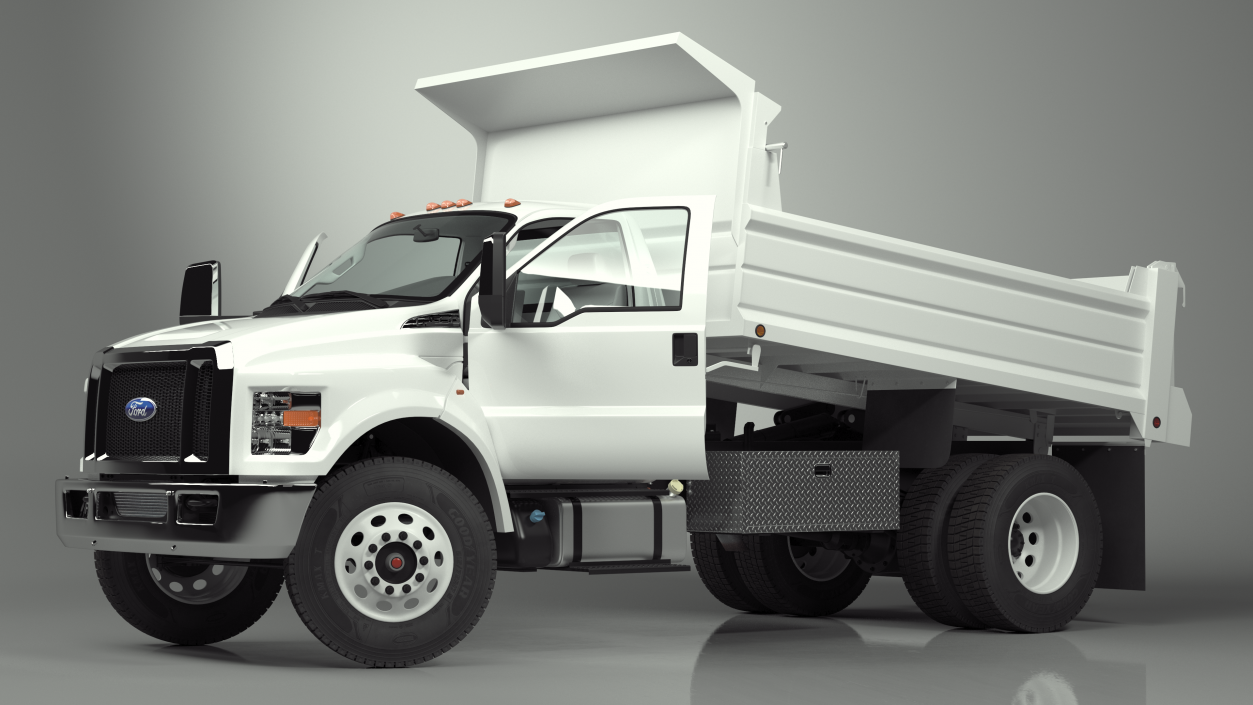 3D Ford F-650 Supertrack Rigged model