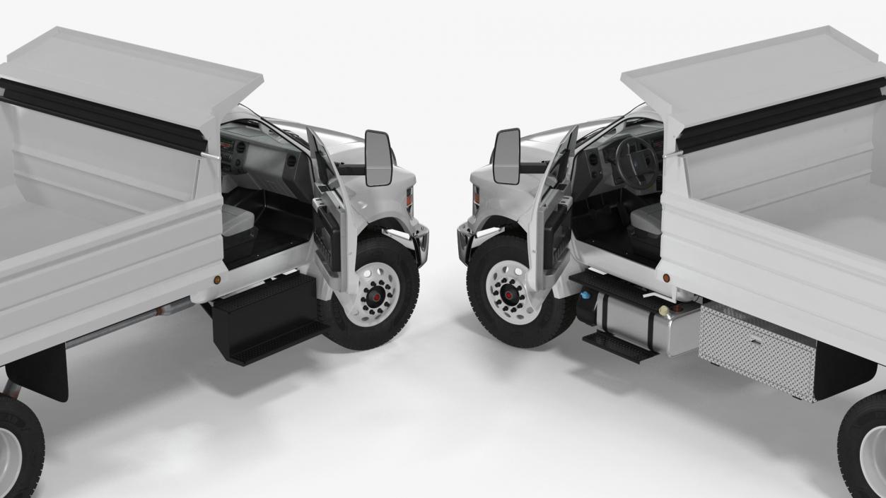 3D Ford F-650 Supertrack Rigged model