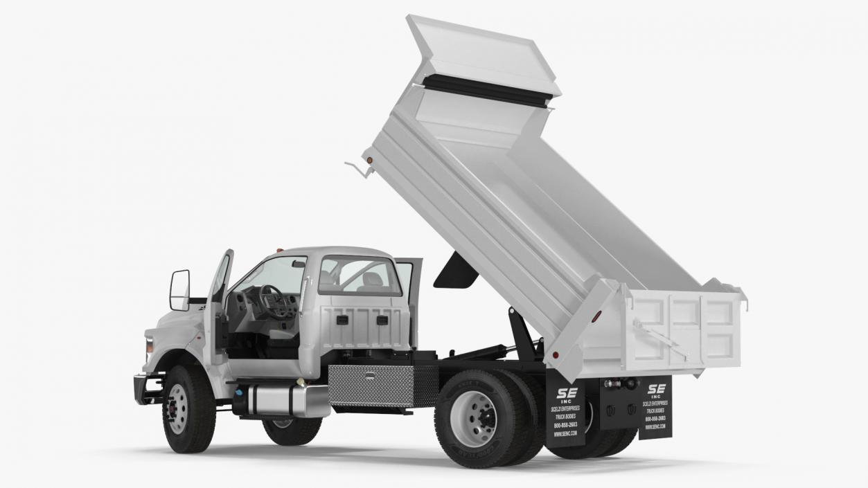 3D Ford F-650 Supertrack Rigged model