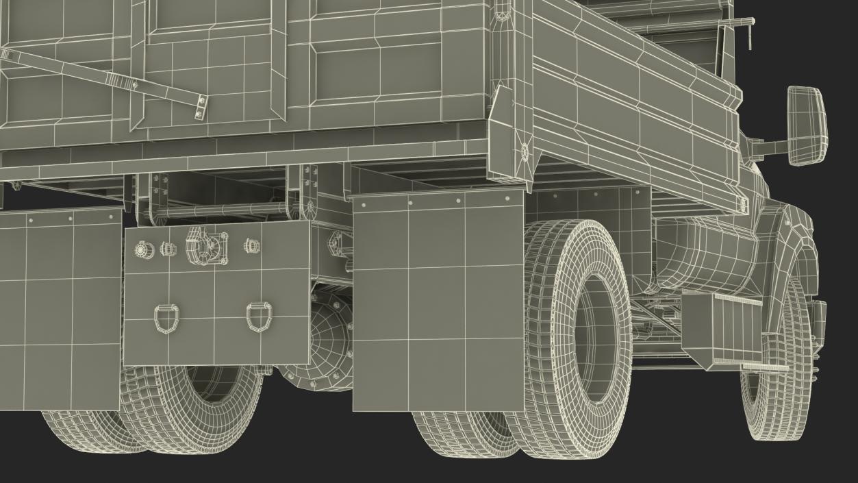 3D Ford F-650 Supertrack Rigged model