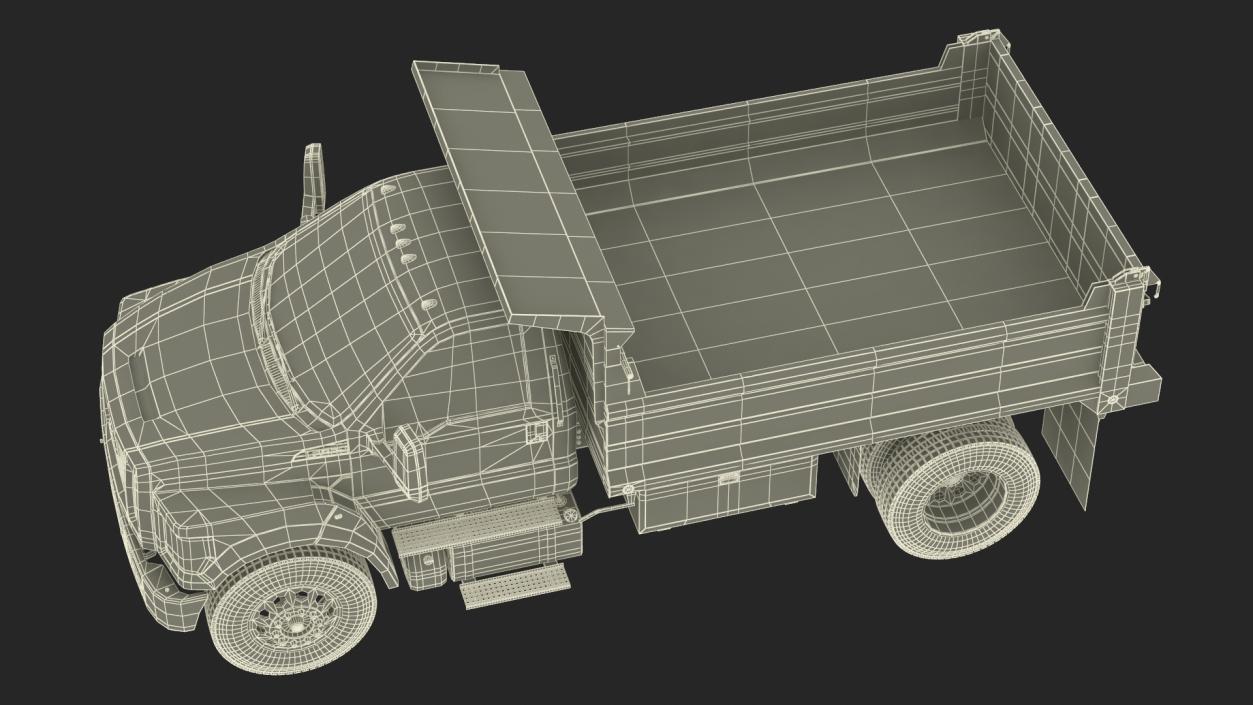 3D Ford F-650 Supertrack Rigged model