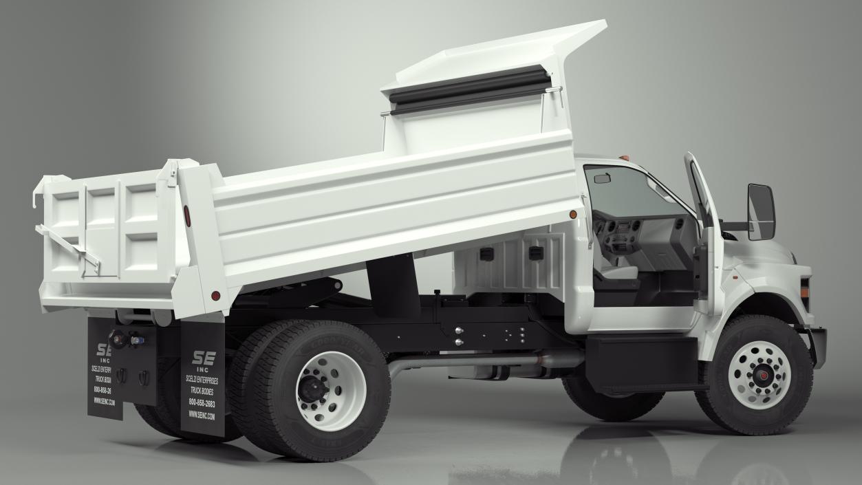 3D Ford F-650 Supertrack Rigged model