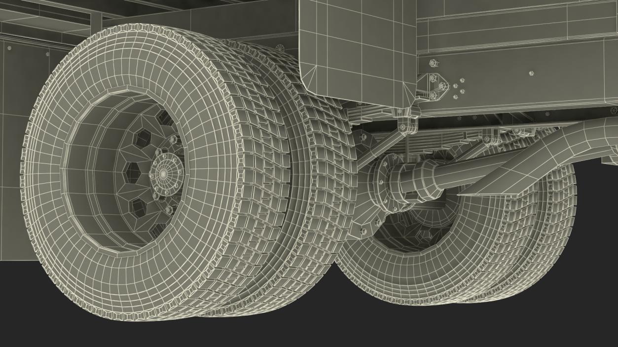 3D Ford F-650 Supertrack Rigged model