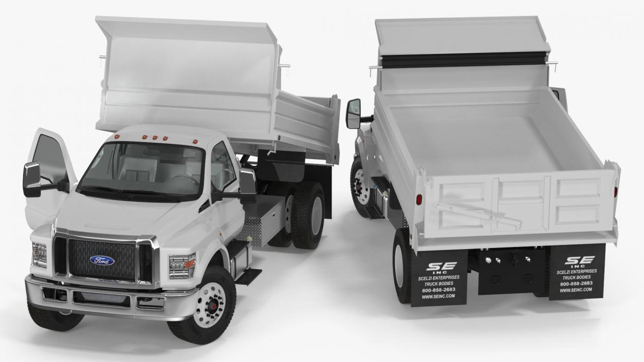 3D Ford F-650 Supertrack Rigged model