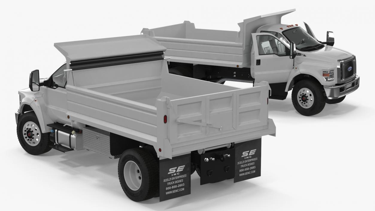 3D Ford F-650 Supertrack Rigged model