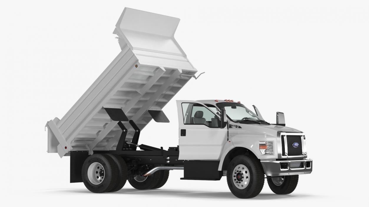 3D Ford F-650 Supertrack Rigged model