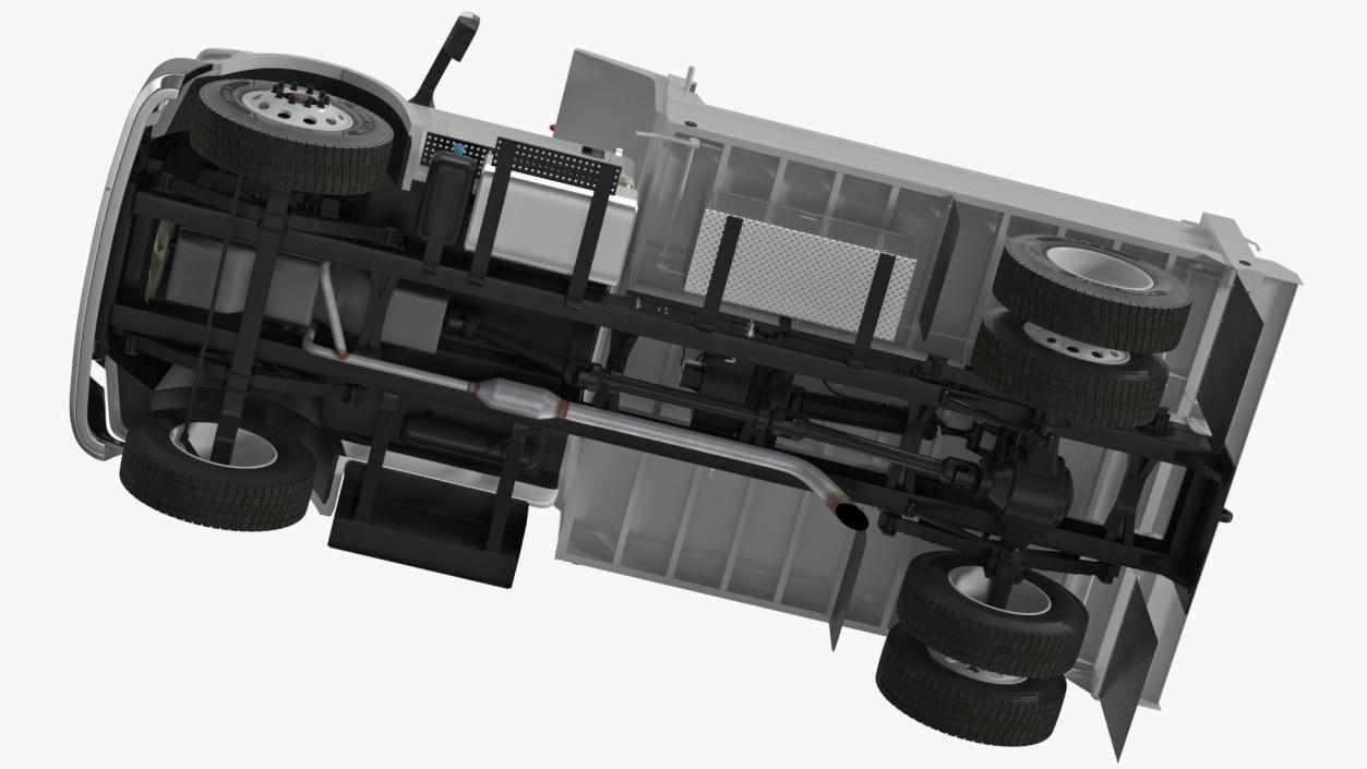 3D Ford F-650 Supertrack Rigged model