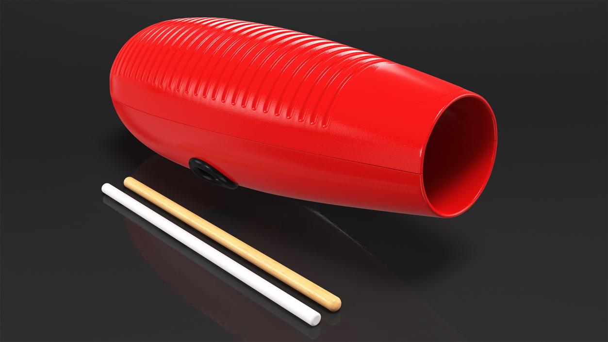 3D model Samba Percussion Instrument with Scraper