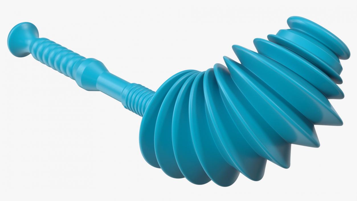 3D Flexible Toilet Plunger model