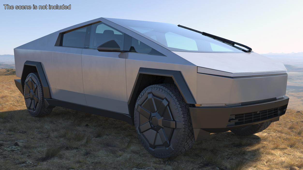 3D 2024 Tesla Cybertruck