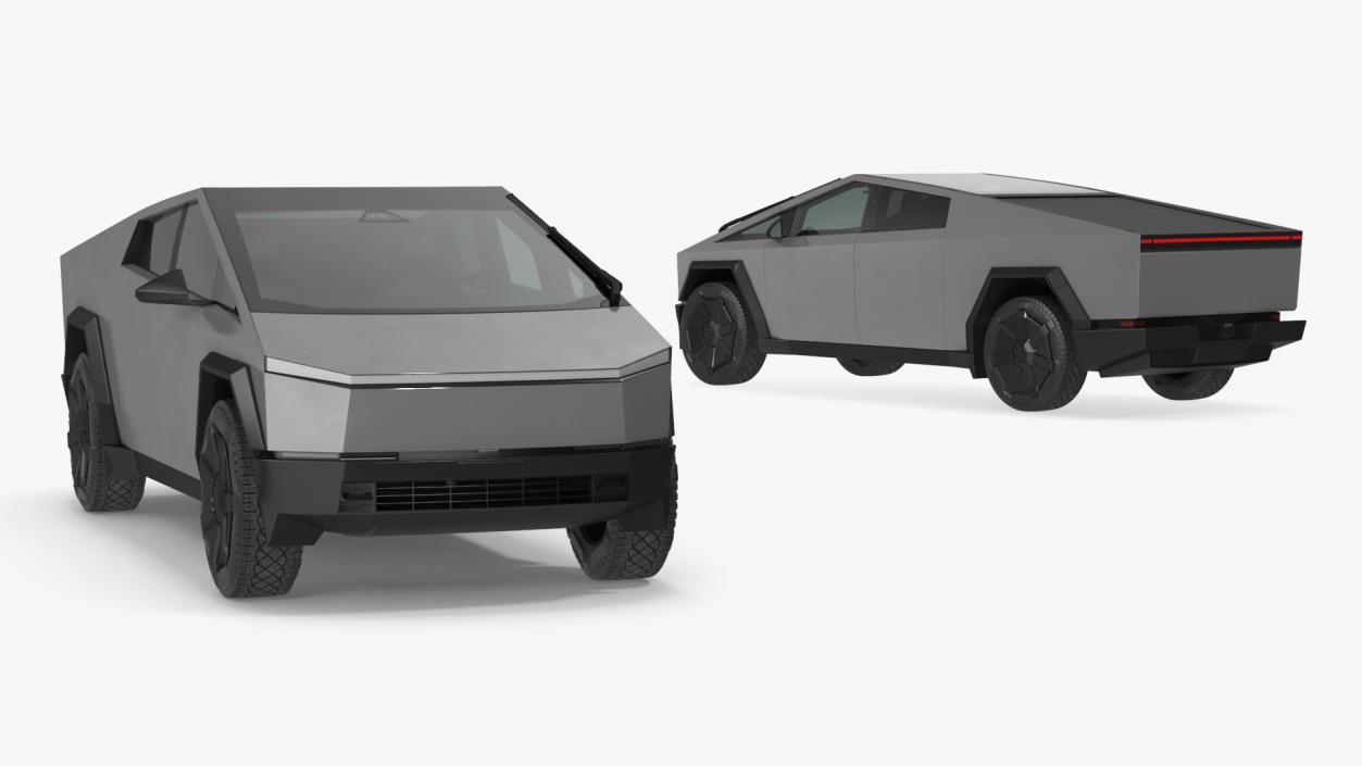 3D 2024 Tesla Cybertruck