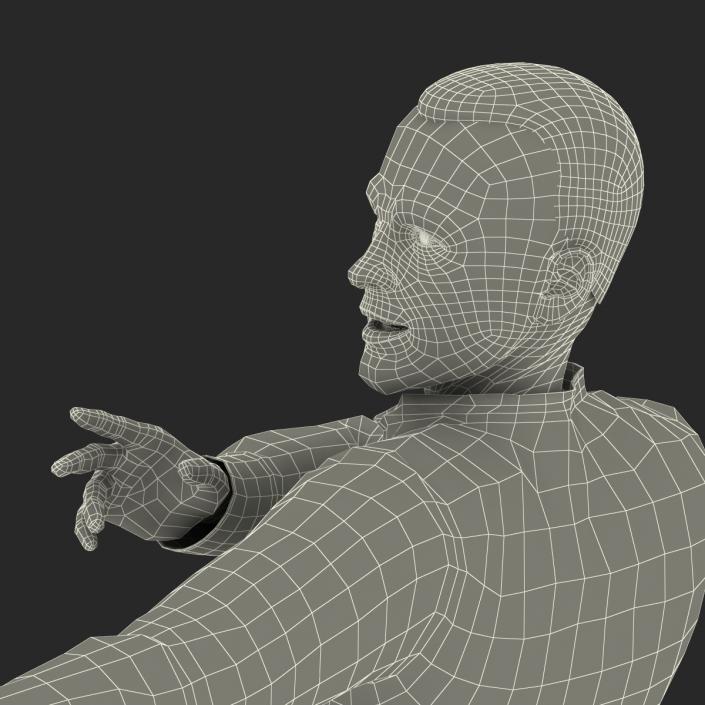 3D model Male Figure Skater Pose 2