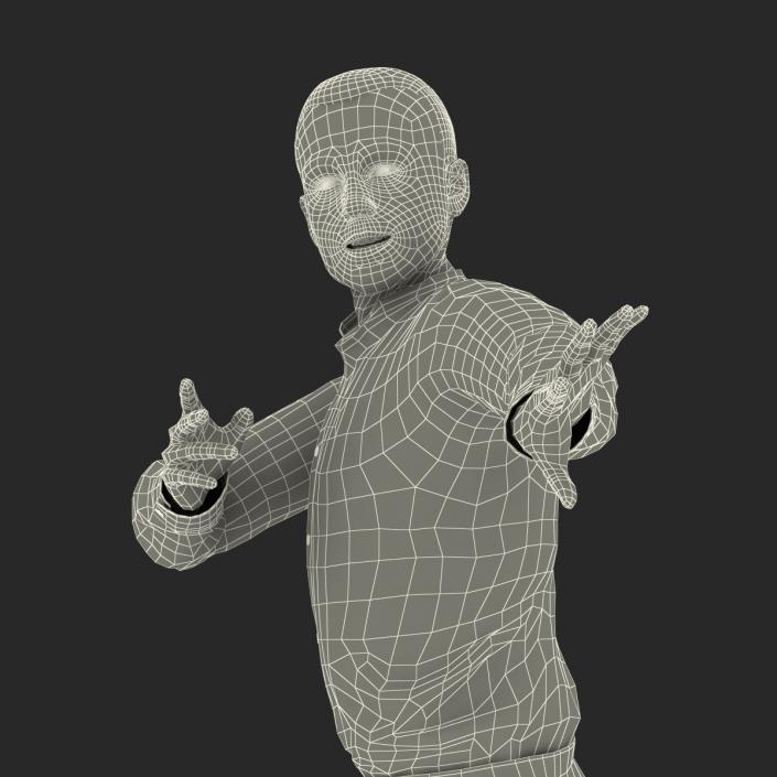 3D model Male Figure Skater Pose 2