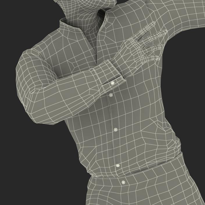 3D model Male Figure Skater Pose 2