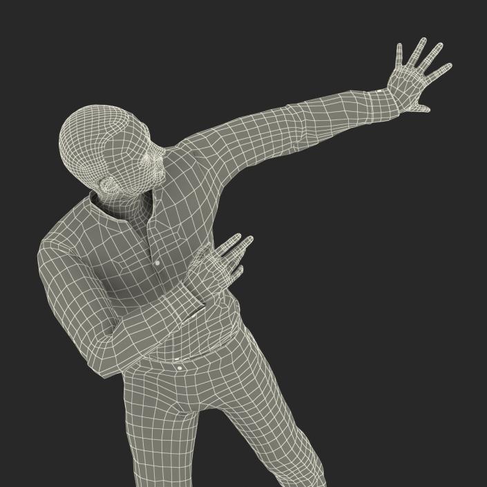 3D model Male Figure Skater Pose 2