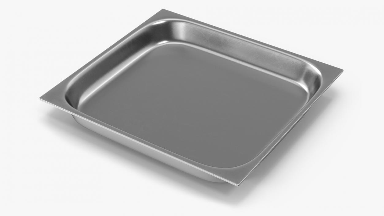 3D Stainless Steel Medical Tray model