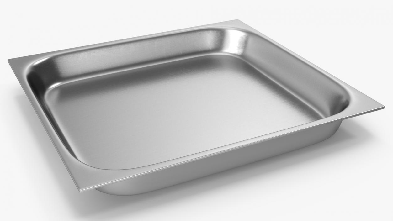 3D Stainless Steel Medical Tray model