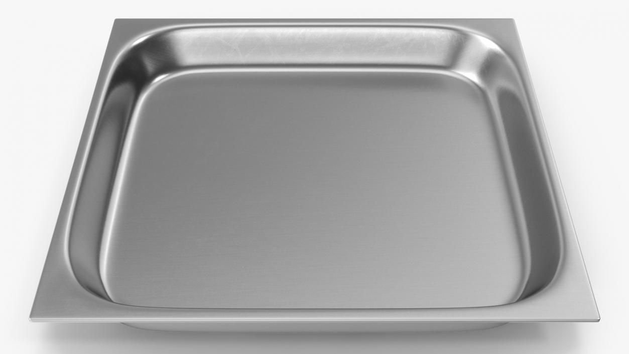 3D Stainless Steel Medical Tray model