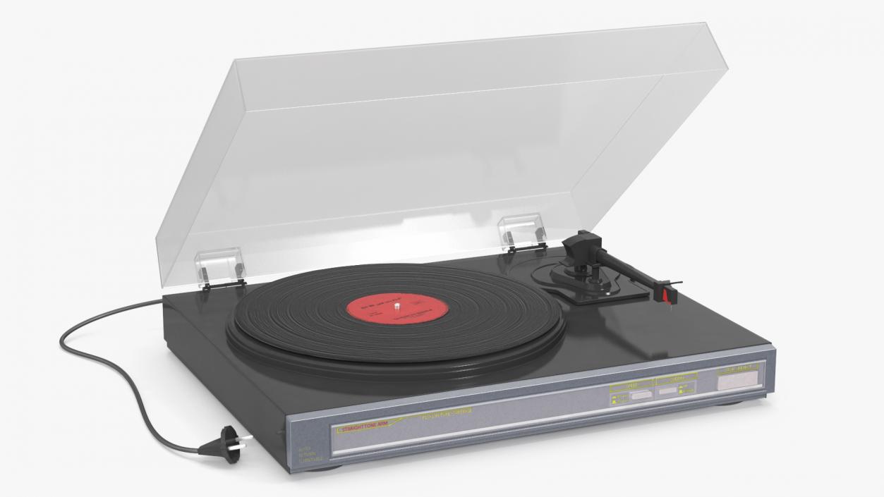 Retro Turntable 3 3D