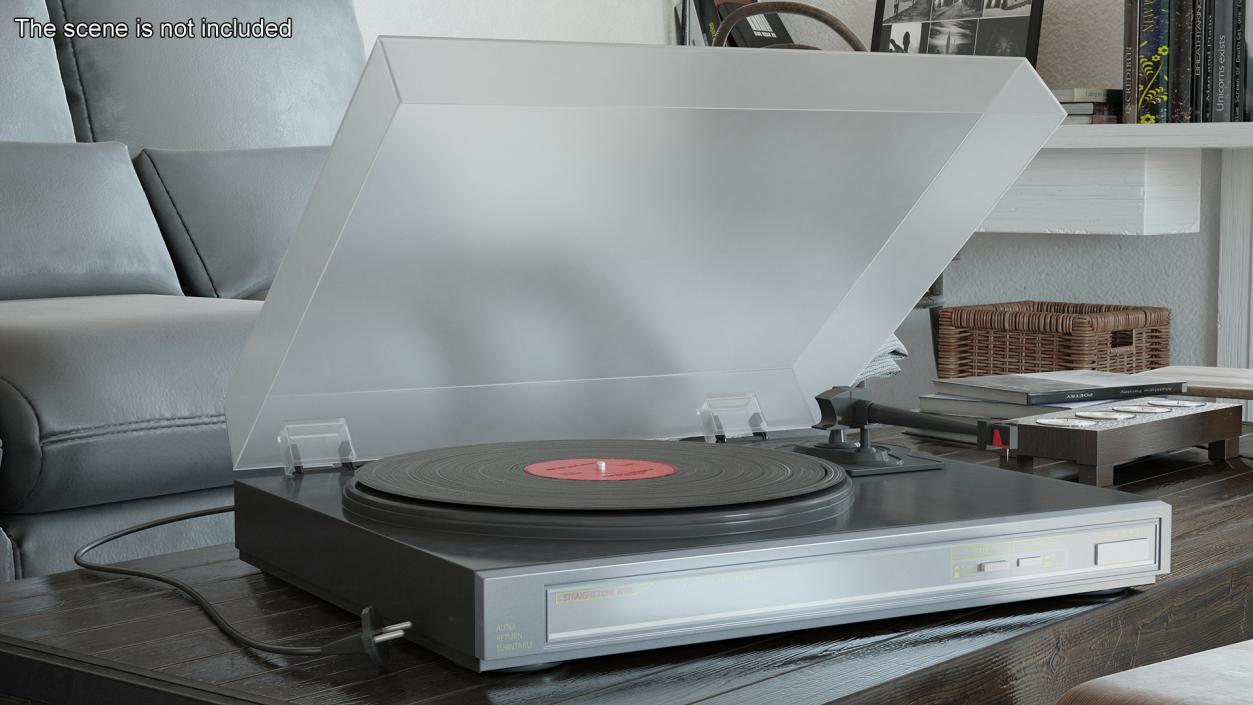 Retro Turntable 3 3D