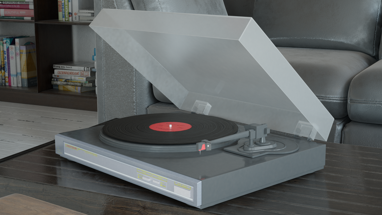 Retro Turntable 3 3D